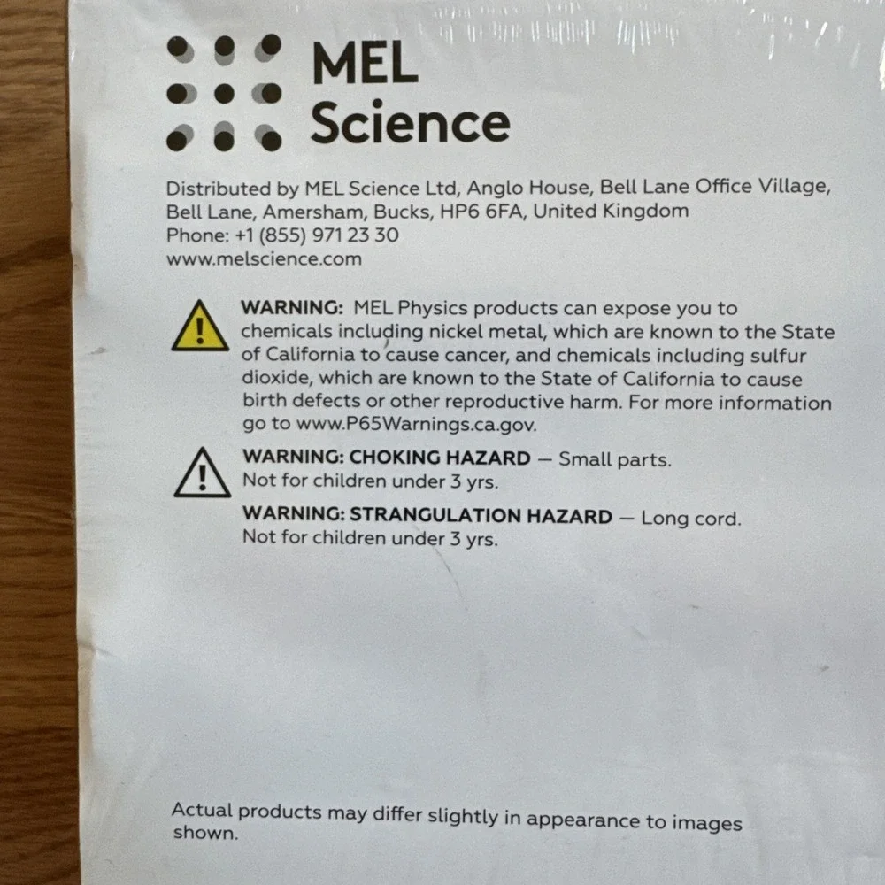 MEL Physics Shape Memory 2-Experiment Kit Age 8+ Homeschool MEL Science STEM NEW